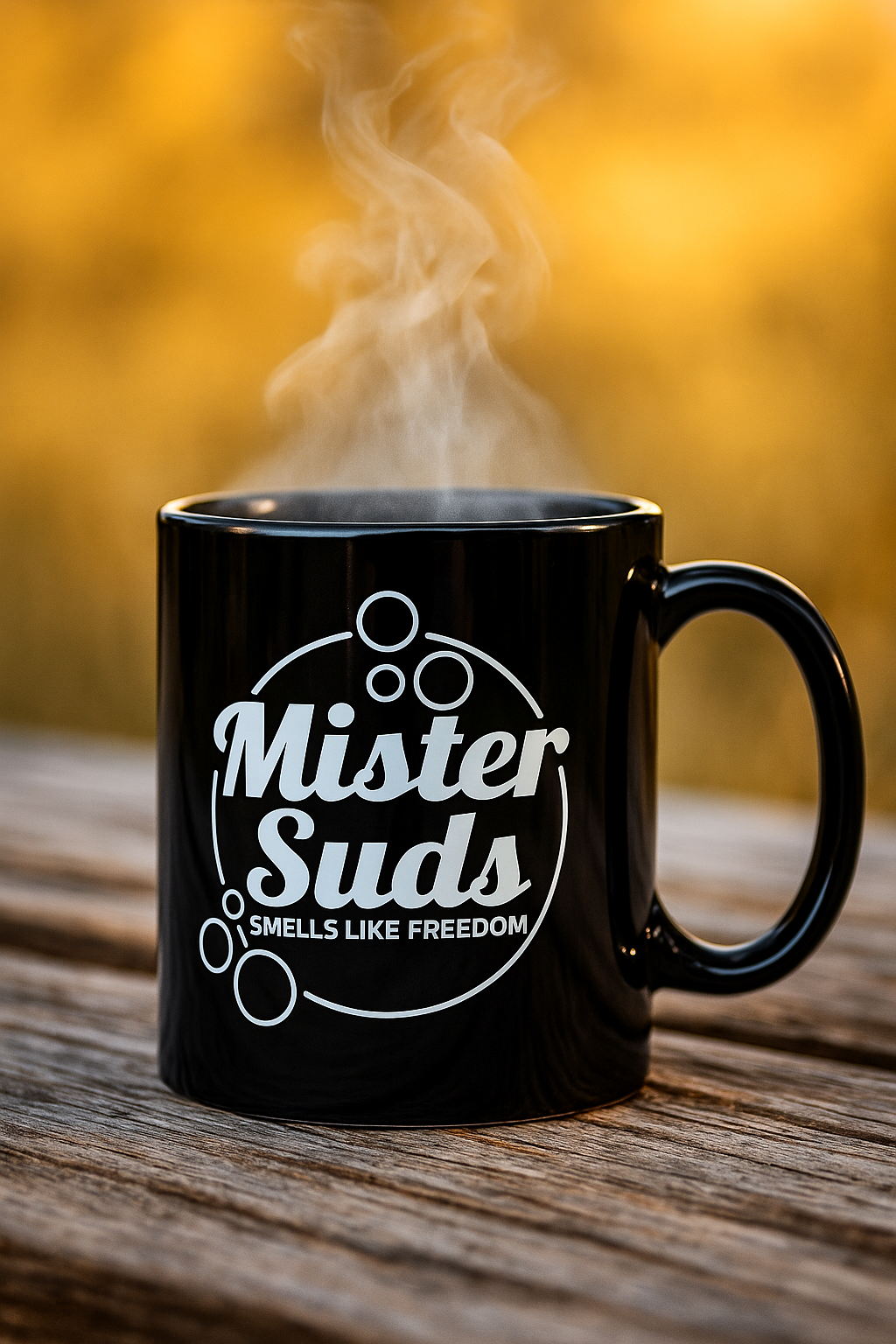 “Smells Like Freedom” 11oz Coffee Mug – Mister Suds Edition