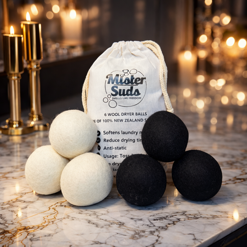 Premium Wool Dryer Balls (6 Pack)